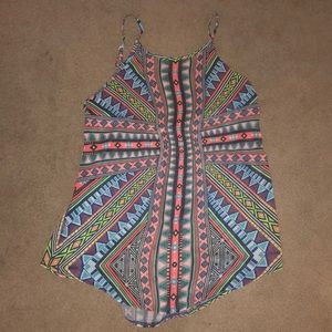 ❤️LAST CHANCE!!! Colorful tank/swim coverup